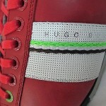 HUGO BOSS Victoire League Dark Red Trainers Men’s Size 9 EU 42 NWOB 50247583-42