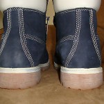 Mens Timberland Genuine Leather Boots – Size 10 Navy Blue Suede