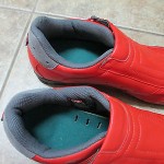 Men’s red Diesel Zap 1 leather athletic shoes US 9 EU 42