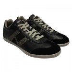 Diesel Mens Lounge Black Gray Casual Lace Up Sneakers Shoes