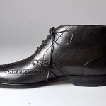 $495 NIB Hugo Boss Dark Brown Matans Wing Tip Dress Boots 10