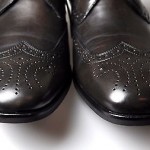 $495 NIB Hugo Boss Dark Brown Matans Wing Tip Dress Boots 10
