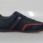 Hugo Boss Men’s Sneakers Stiven Navy Blue Red [50247608-417]