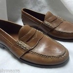 COLE HAAN BROWN LEATHER PENNY LOAFER SIZE 8.5 D