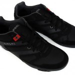 Diesel Men’s Lace Up Fashion Sneakers “Trackkers” Smatch S T8013 Black Authentic