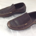 mens COLE HAAN Dark Brown Leather Loafers, sz 8.5M
