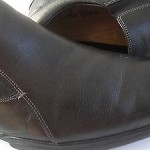 COLE HAAN  NIKE AIR MENS SIZE 10M BLACK LEATHER SLIP ON SHOES