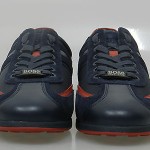 Hugo Boss Men’s Sneakers Stiven Navy Blue Red [50247608-417]
