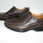Cole Haan Men’s Leather Slip on with Nike Air-Sz 8.5-Brown-New with no Box