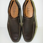 Cole Haan Men’s Leather Slip on with Nike Air-Sz 8.5-Brown-New with no Box