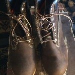 MENS TIMBERLAND 6 INCH WATERPROOF BROWN SUEDE PREMIUM BOOTS  SIZE 9
