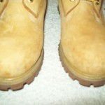 mens pair of size 9 1/2M 1/2 9.5 TIMBERLAND  BOOTS shoes