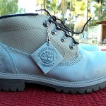 Timberland Boots Blue Nubuck Weather water proof (size 9) NICE L@@K !