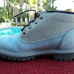 Timberland Boots Blue Nubuck Weather water proof (size 9) NICE L@@K !
