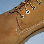 Mens TIMBERLAND 6″ Premium Leather Boots – Size 9.5 Wide – Wheat – MSRP $180 NEW