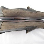 Cole Haan Country mens sz 10.5 brown black leather suede penny loafers shoes