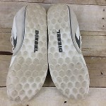 DIESEL GUNNER FASHION SNEAKER WHITE CHARCOAL GREY MENS SIZE 11