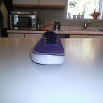 Mens or Womens purple vans Canvas authentic style, mens size 10 womens size 11.5