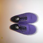 Mens or Womens purple vans Canvas authentic style, mens size 10 womens size 11.5
