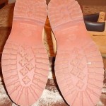MEN TAN WITH BROWN TRIM TIMBERLAND BOOTS SIZE 10.5–USED