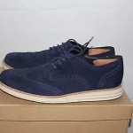 Cole Haan Lunargrand sz 10 Navy Suede-RARE sold out