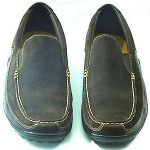COLE HAAN Mens Shoes size 11 Brown Suede Leather Loafers NWOB new