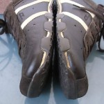 DIESEL, Brown Leather Stripe Fashion Sneakers. Sz 8.5 M