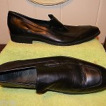 COLE HAAN AIR ADAM VENETIAN BLACK LEATHER LOAFER SLIP ONS SIZE 11