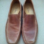 Cole Haan Mens Slip On Loafer size 11M brown leather USED NO BOX