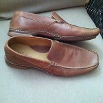 Cole Haan Mens Slip On Loafer size 11M brown leather USED NO BOX