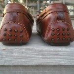 10 D Cole Haan Brown Leather Driving Moccasins Mens Driver Shoe Nike Air Grant