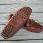 10 D Cole Haan Brown Leather Driving Moccasins Mens Driver Shoe Nike Air Grant