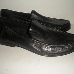COLE HAAN MEN’S BLACK LEATHER LOAFERS SZ 10 M