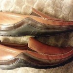 Cole Haan Tan Brown Nike Air Loafers Shoes Size 11 1/2 11.5 Mens Slip On EUC