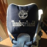 Timberland waterproof boots/ White and Navy Blue/Mens Size 7 M