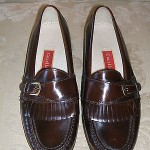 Cole Haan Mens Shoes 8D LEATHER DRESS LOAFERS Oxblood Burgundy SLIP ON Buckle