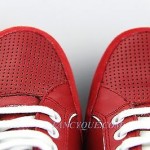 HUGO BOSS GREEN LABEL STREAMETAL RED SHOES SNEAKERS LEATHER & NYLON NEW SZ 11 44