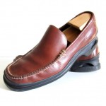 Cole Haan Nike Air Santa Barbara Leather Slip On Loafer Saddle Tan Men Size 11 M