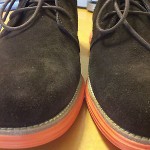 Cole Haan Lunargrand Chukka Suede/Orange. Nike sole.11. NEW.