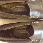 COLE HAAN  Men’s “Shearling Lined” Leather Shoe