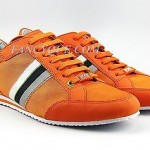 HUGO BOSS GREEN LABEL ORANGE SHOES SNEAKERS NYLON NEW SIZE 11 44 (EU)