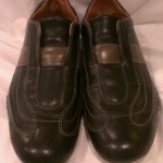Cole Haan Nike Air Shoes * Men’s 10.5 M * Black & Gray Leather * Slip On