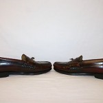 COLE HAAN Men’s Size 9 LOAFERS Burgundy Tassle SHOES Leather
