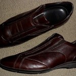 HUGO BOSS ~ brown leather casual dress loafers ~ NICE SHOES ~ 46 ~ Men’s US 12