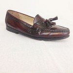 COLE HAAN Burgundy Mens 11.5 D Leather Tassel Loafer Burgundy Brown Shoes Great!