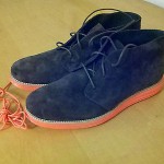 Cole Haan Lunargrand Chukka Suede/Orange. Nike sole.11. NEW.