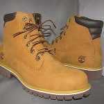 NEW $130 MENS TIMBERLAND 37578 6″ BASIC WHEAT LEATHER WORK BOOTS 9 M