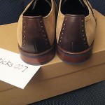 Cole Haan Carter Saddle Mens Shoes Size 10.5 Milkshake Suede/Brown