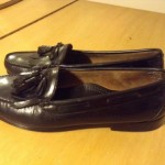 Cole Haan Mens Black Leather Shoes- Size 13 D