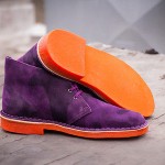 Clarks Desert Boot  Purple Camo Suede 26066302 11M